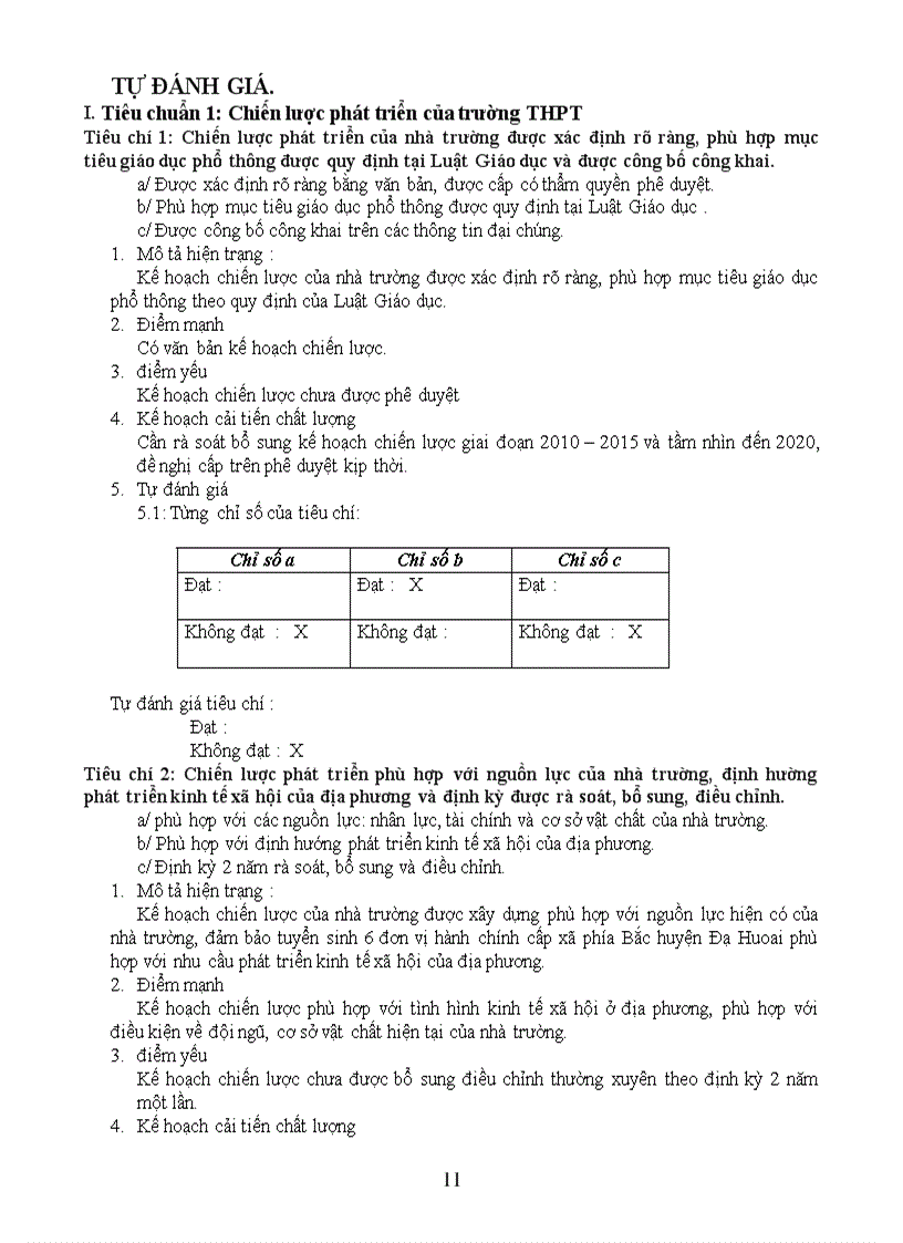 image for page Báo cáo sơ bộ kiểm định chất lượng