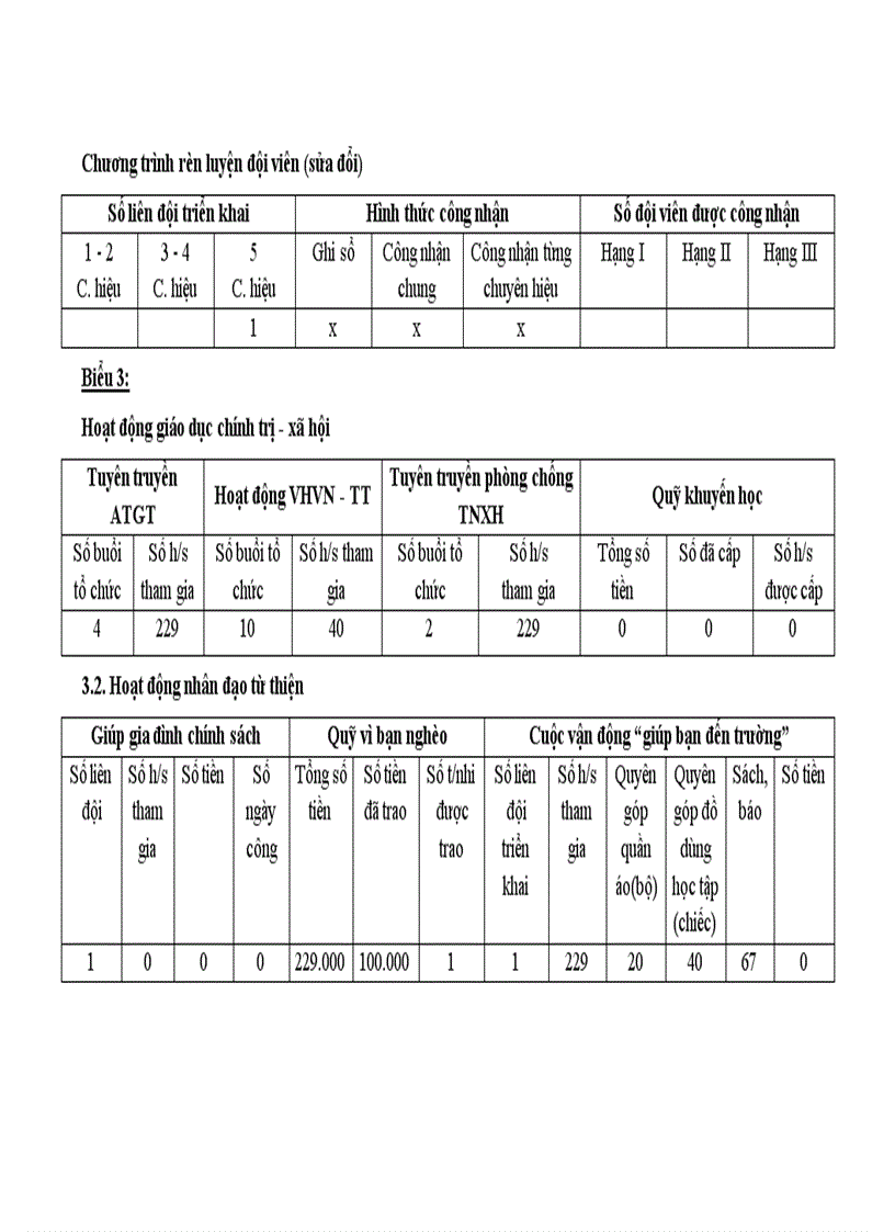 image for page Báo cáo tổng kết công tác Đội năm học 2010 2011