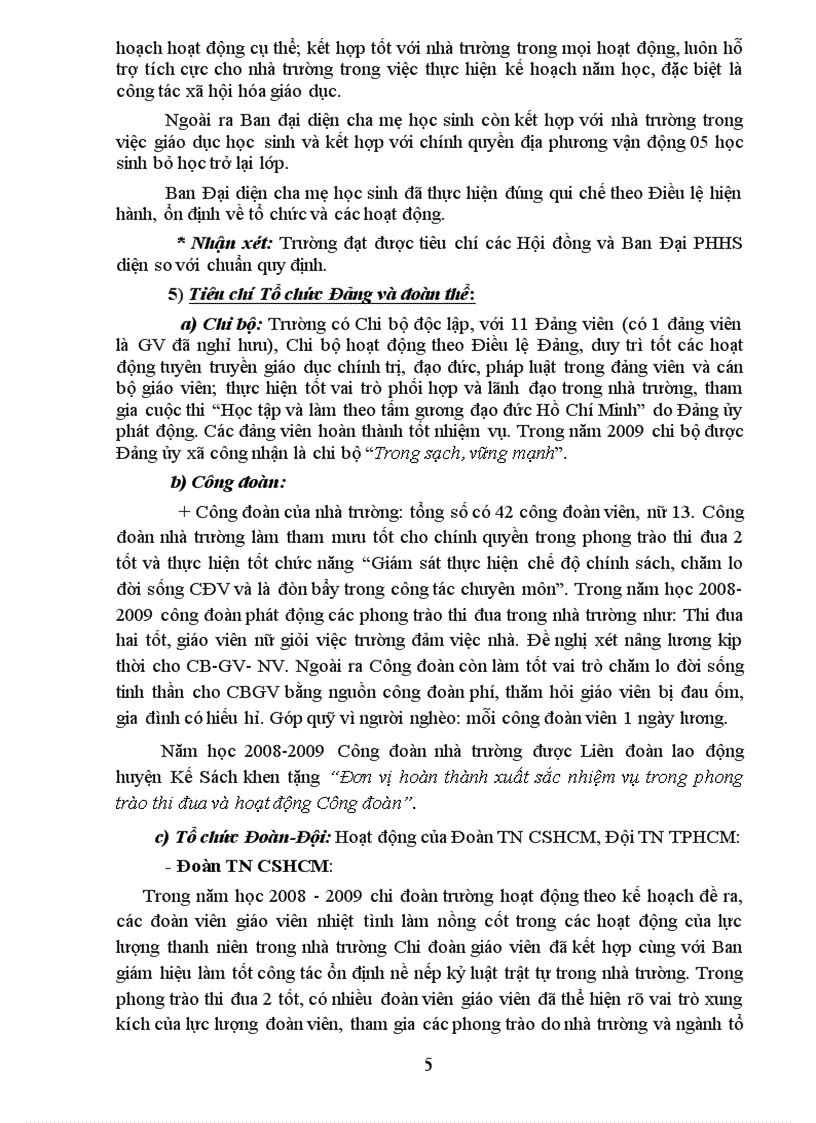 image for page Báo cáo xây dựng trường đạt Chuẩn QG