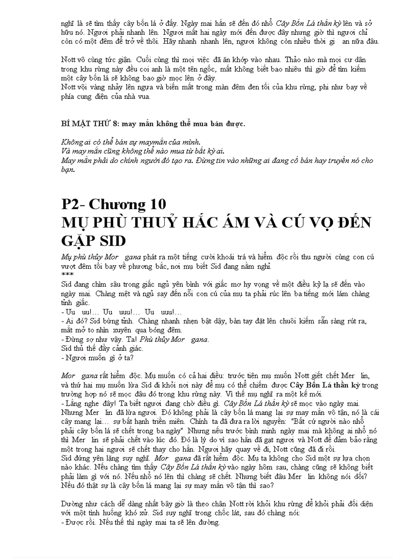 image for page Bí mật của may mắn