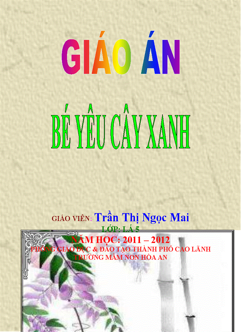 image for page Bia giao an mam non