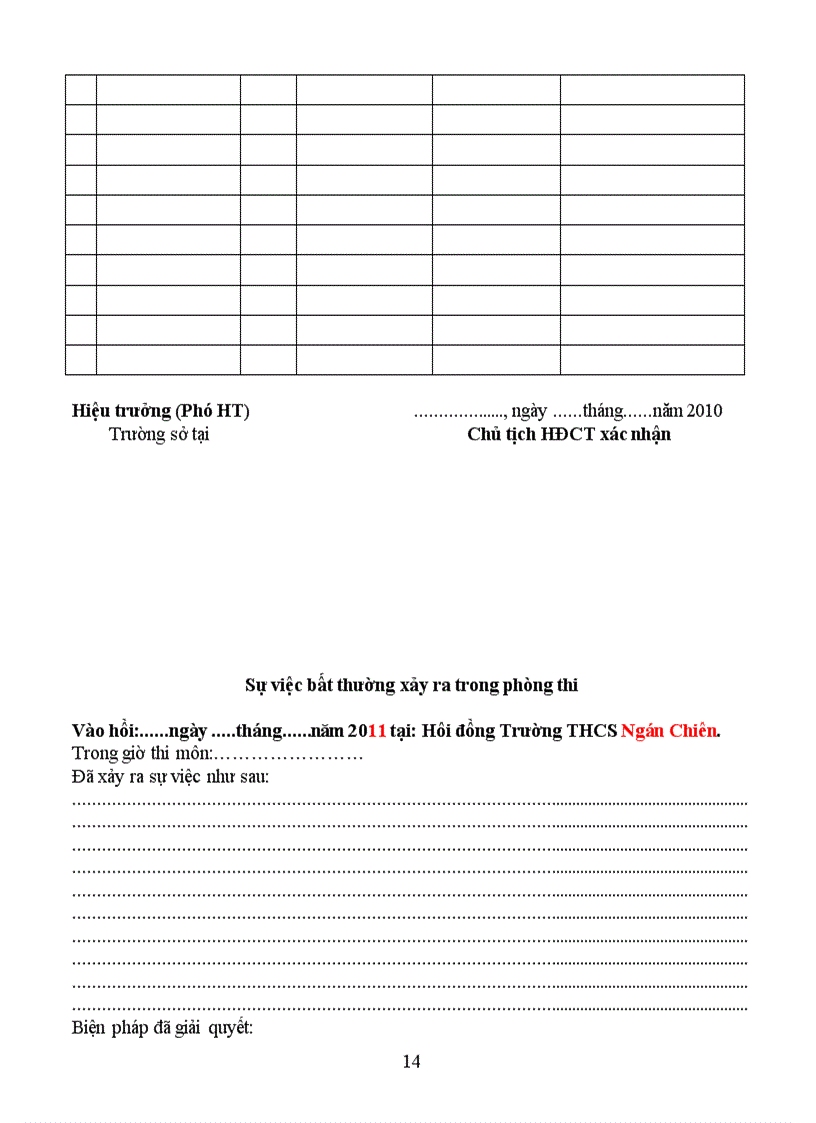 image for page Bien ban coi thi hoc ky lop 9 chuan