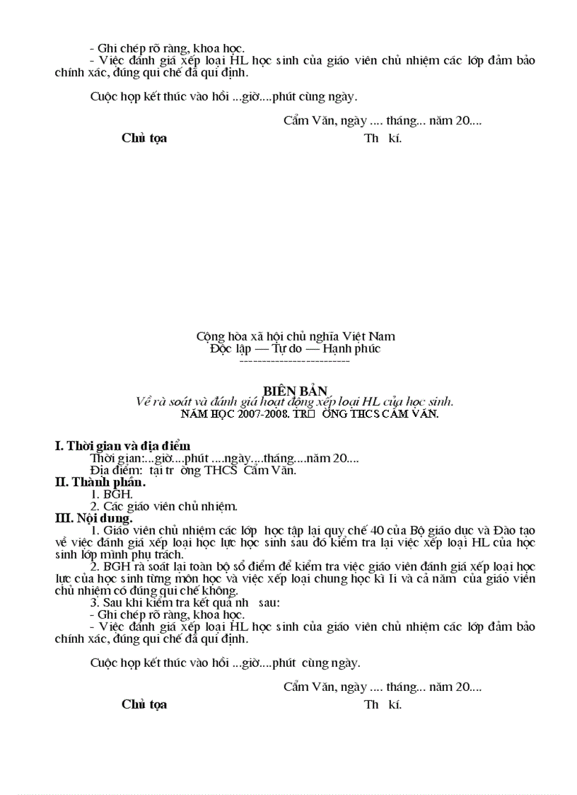 image for page Bien ban cua hoi cha me