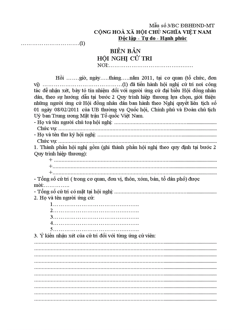 image for page Biên bản hội nghị cử tri