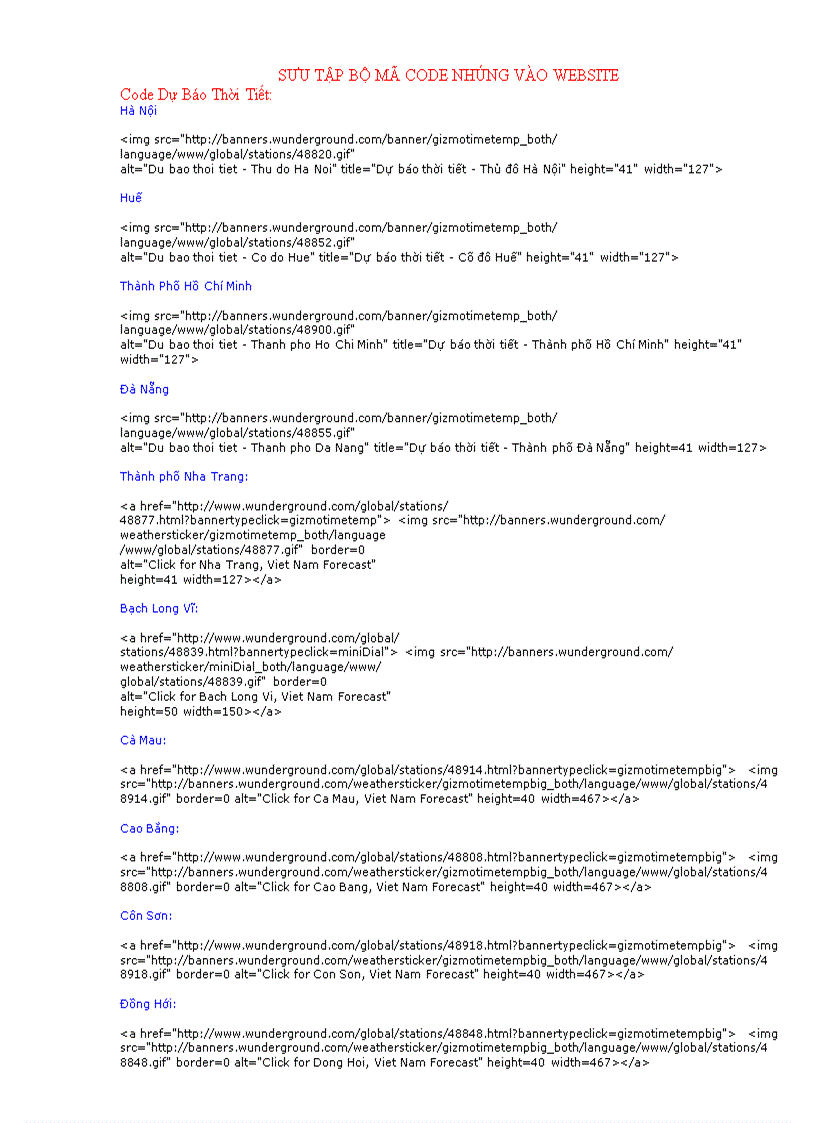 image for page Bộ sưu tập mã code hay cho web