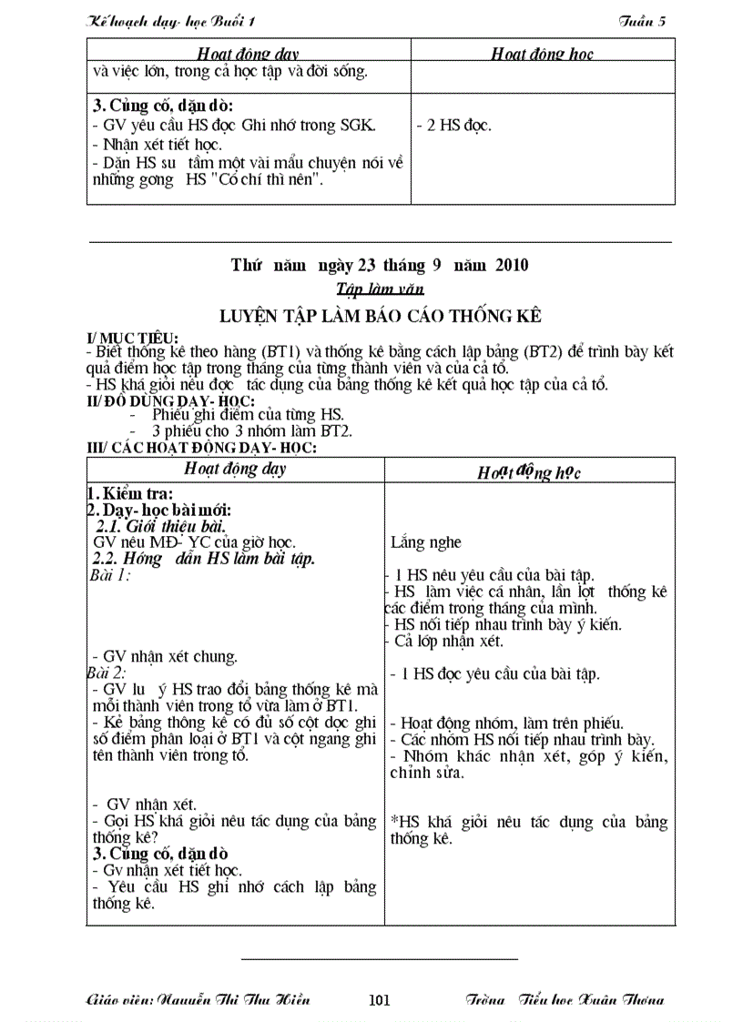 image for page Buổi 1 Tuần 5 Lớp 5