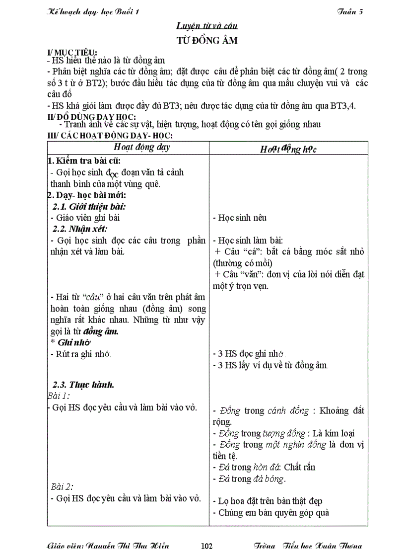 image for page Buổi 1 Tuần 5 Lớp 5