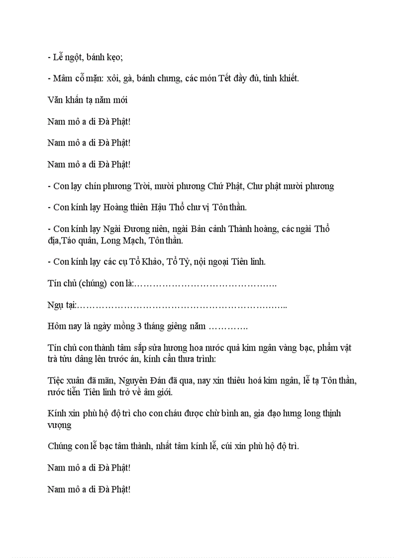 image for page Các bài VĂN KHẤN NÔM DỊP LỄ TẾT