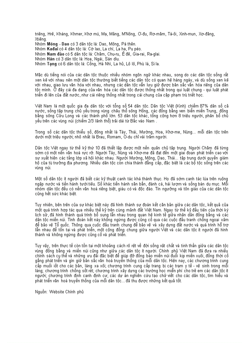 image for page Các dân tộc trên lãnh thổ Việt Nam