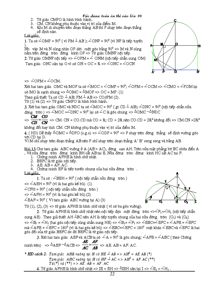 image for page Cac dang toan on tap lop 9 vao lop 10
