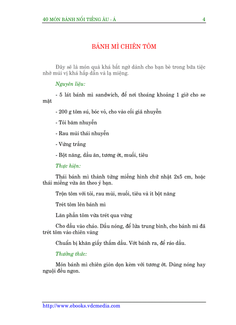 image for page Các món ăn nổi tiếng Âu Á