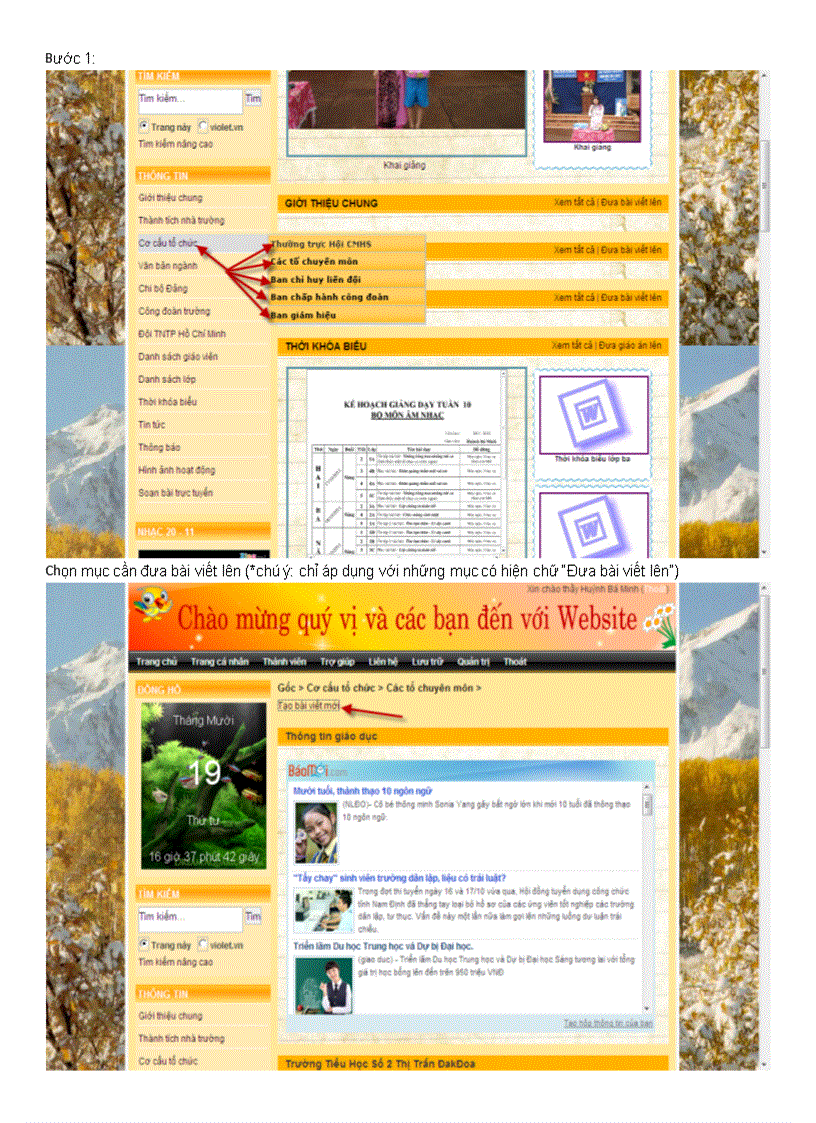 image for page Cách chèn hình ảnh cho bài viết