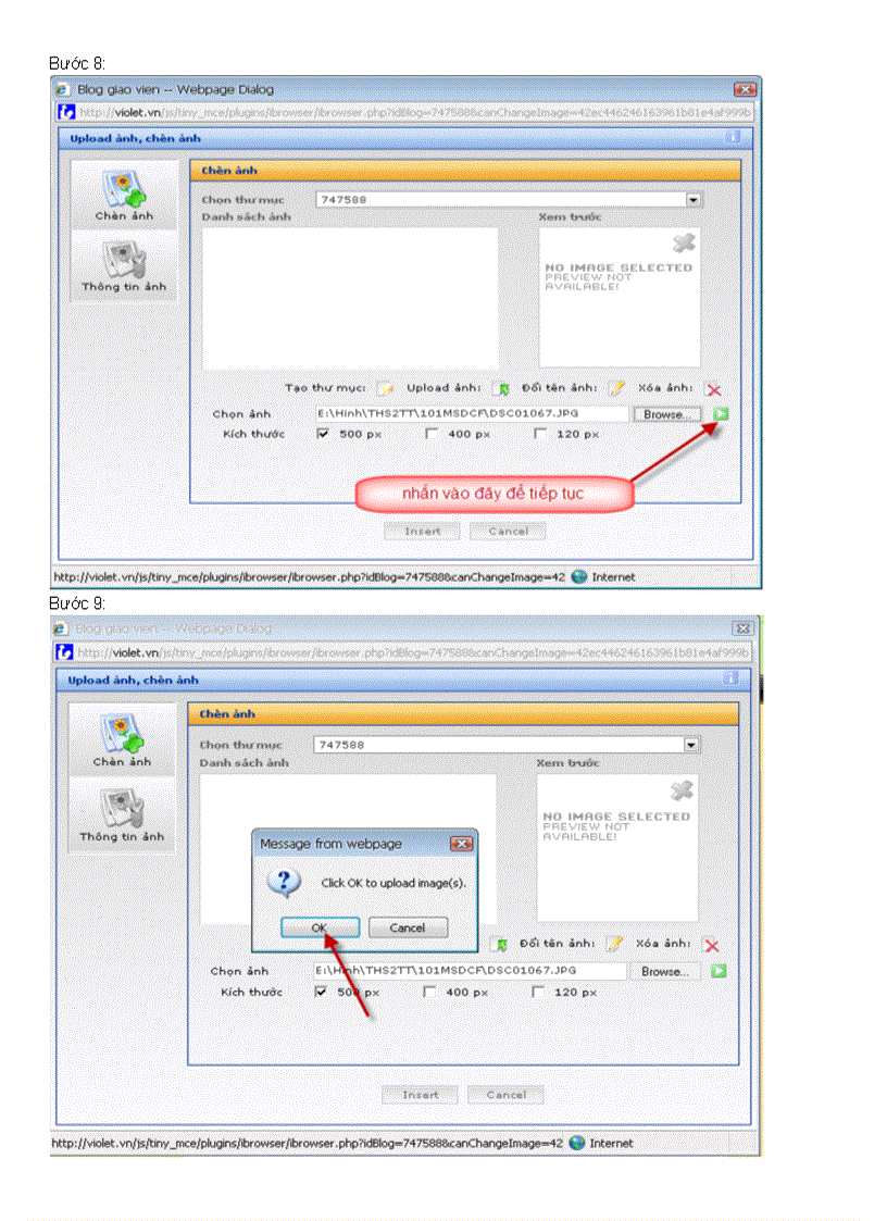 image for page Cách chèn hình ảnh cho bài viết