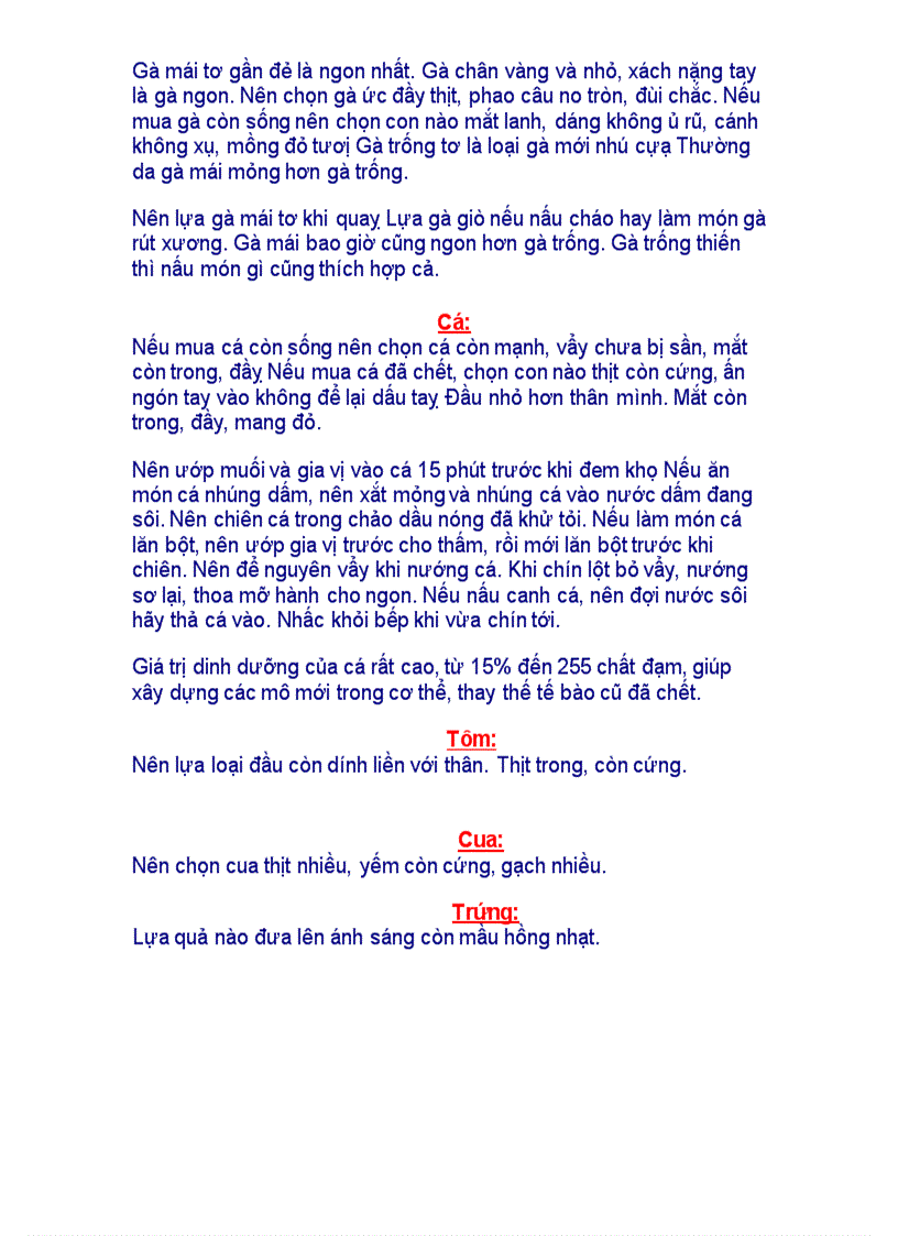 image for page Cach chon 1 so thuc pham ngon