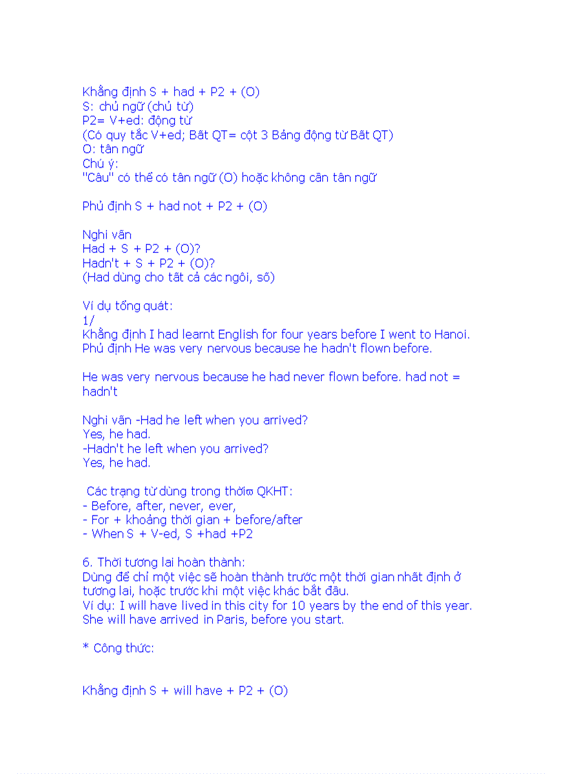 image for page Cách sử dụng các thì trong tiếng anh