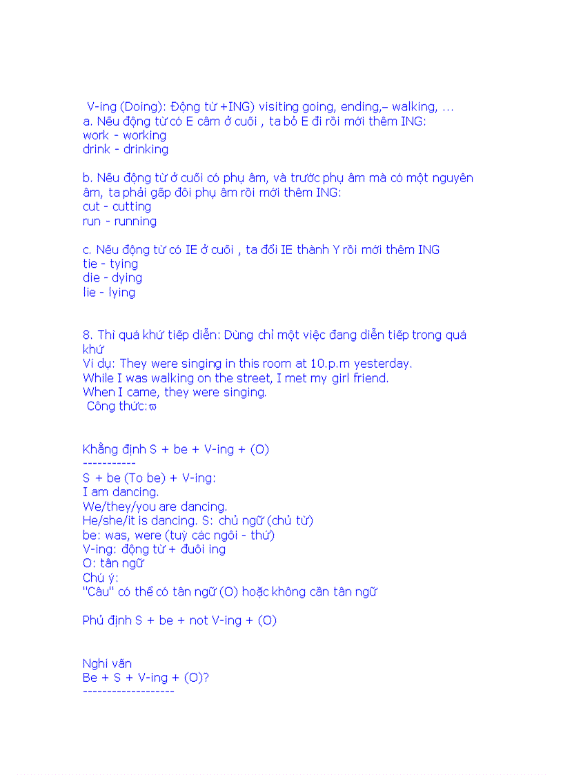 image for page Cách sử dụng các thì trong tiếng anh