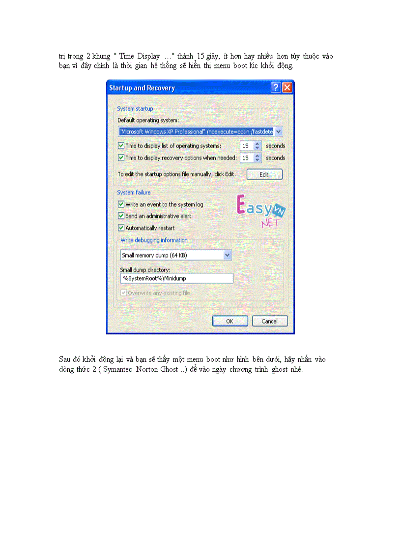 image for page Cach tao menu gosh khi khoi dong win