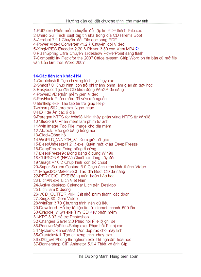 image for page Cài đặt máy tính