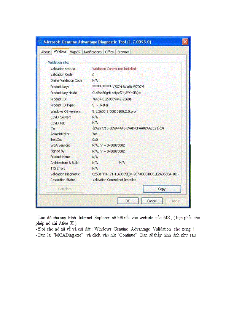 image for page Cai win