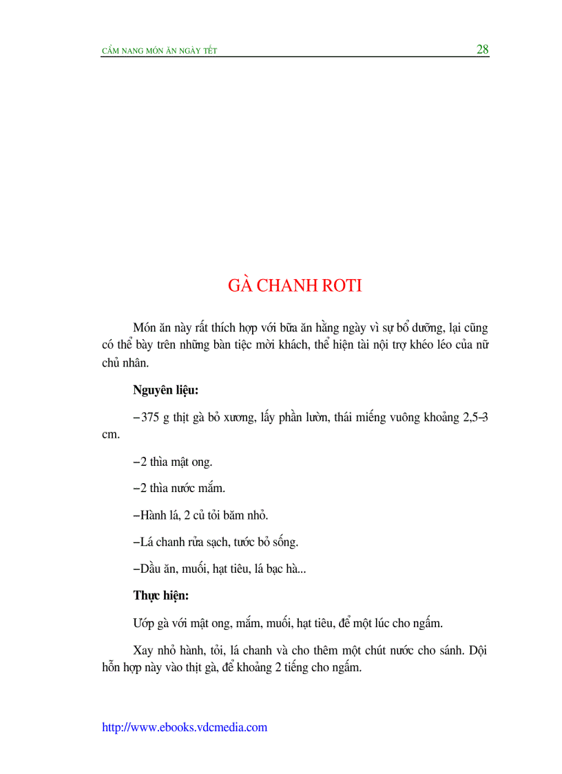 image for page Cẩm nang món ăn ngày tết