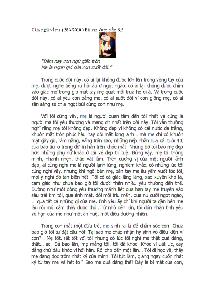 image for page Cam nghi ve me