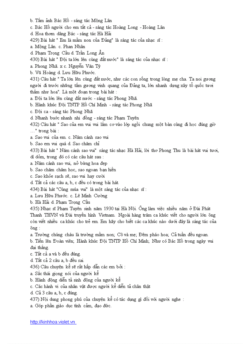 image for page Câu hỏi trắc nghiệm kiến thức