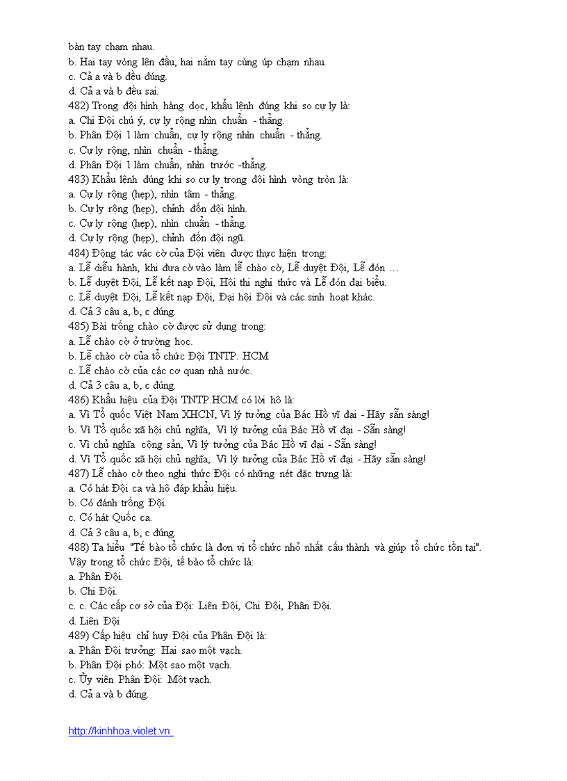 image for page Câu hỏi trắc nghiệm kiến thức