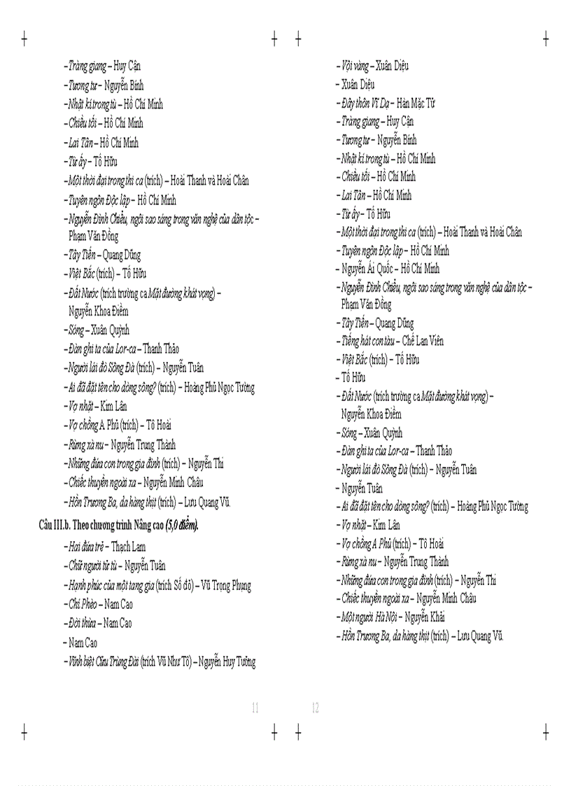 image for page Cấu trúc đề thi TN ĐH các môn XH