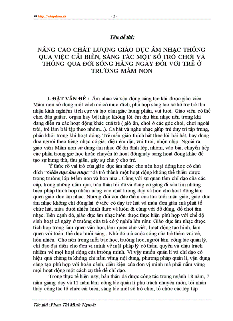 image for page Chat luong giao duc am nhac