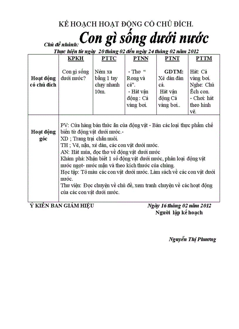 image for page Chủ đề ĐỘNG VẬT Nhánh Động vật dưới nước