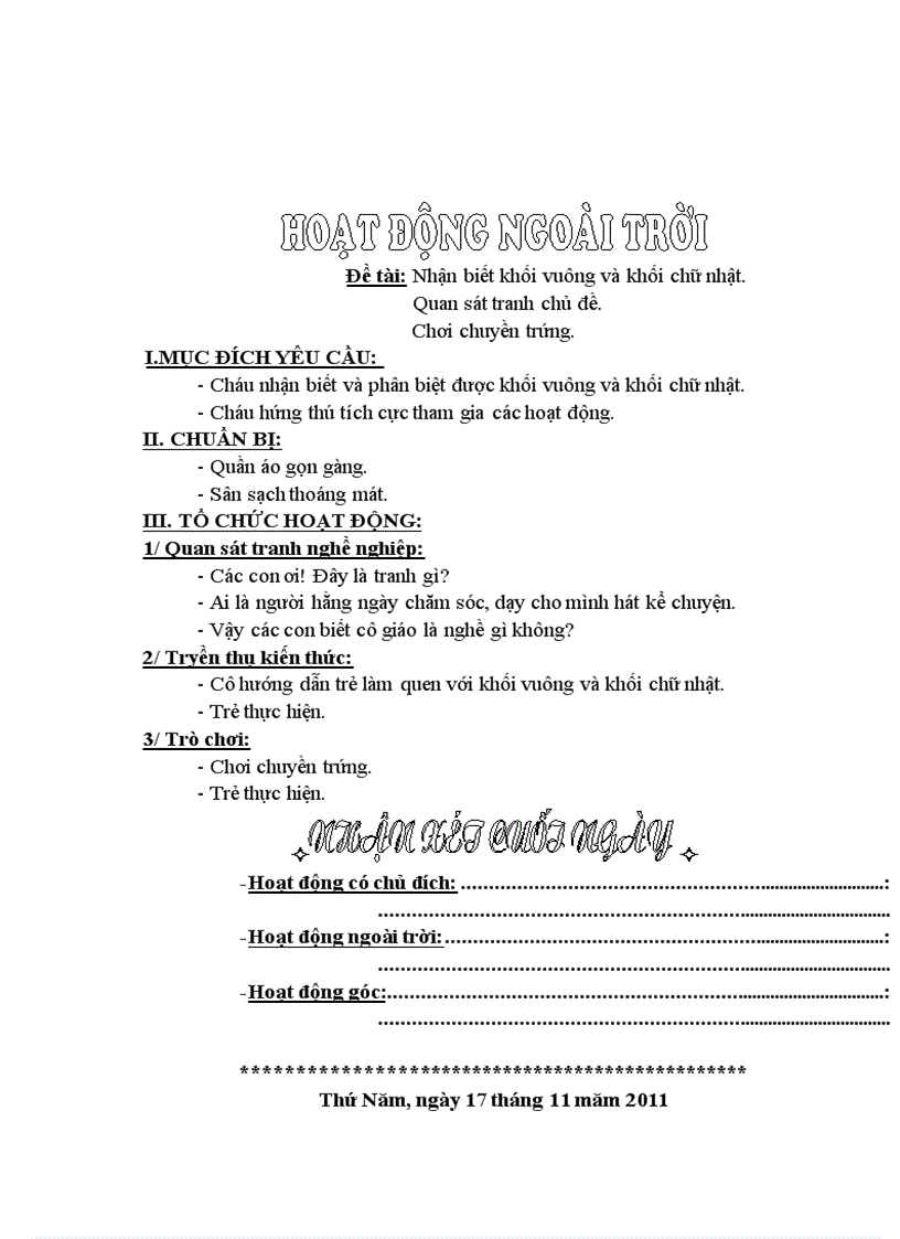 image for page Chủ đề nghề nghiệp tháng 11