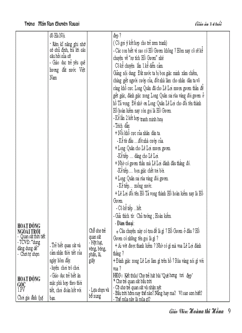 image for page Chu de Que huong Dat nuoc Bac Ho 3 4 tuoi doc