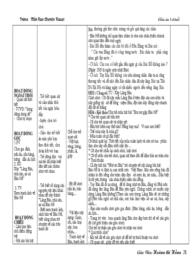 image for page Chu de Que huong Dat nuoc Bac Ho 3 4 tuoi doc