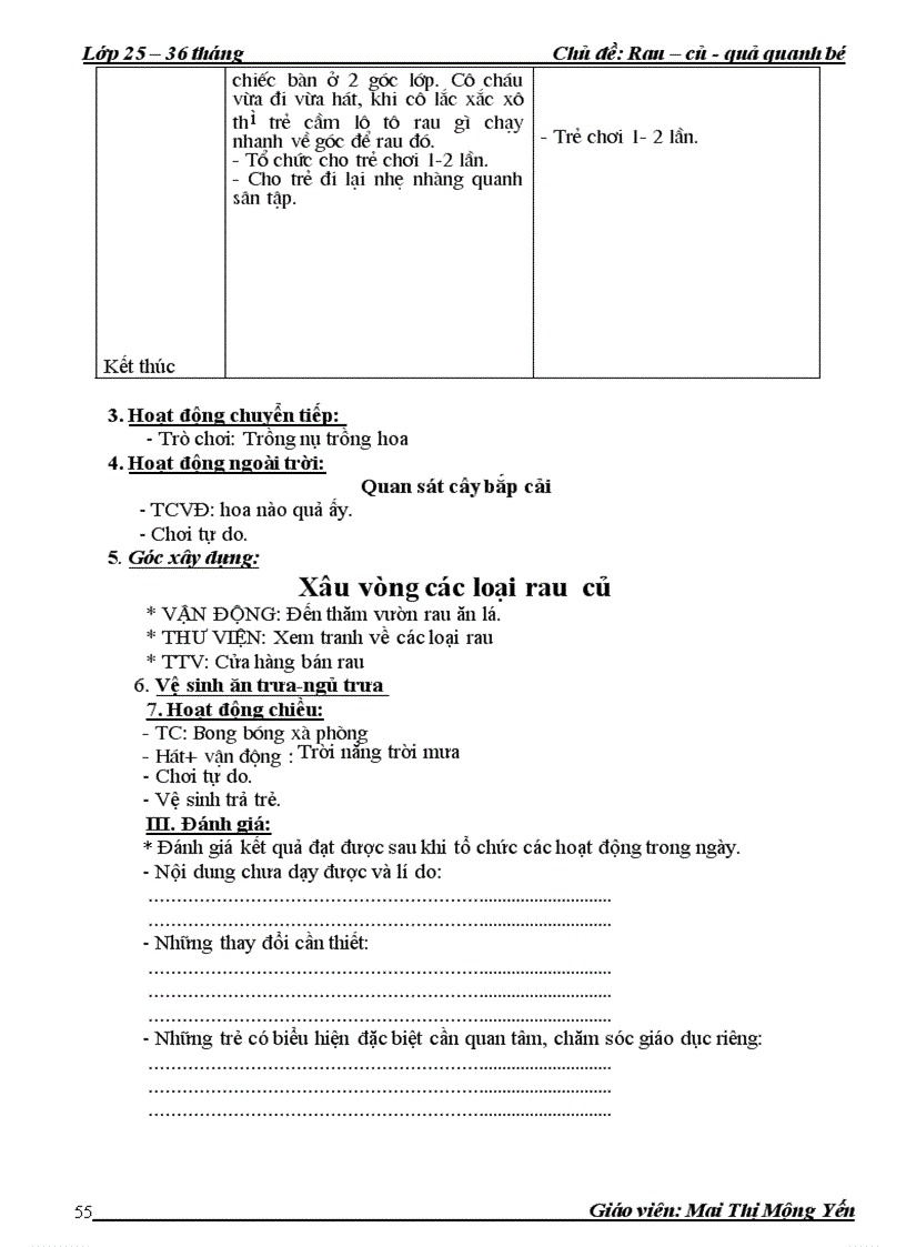 image for page Chủ đề rau củ quả nhà trẻ