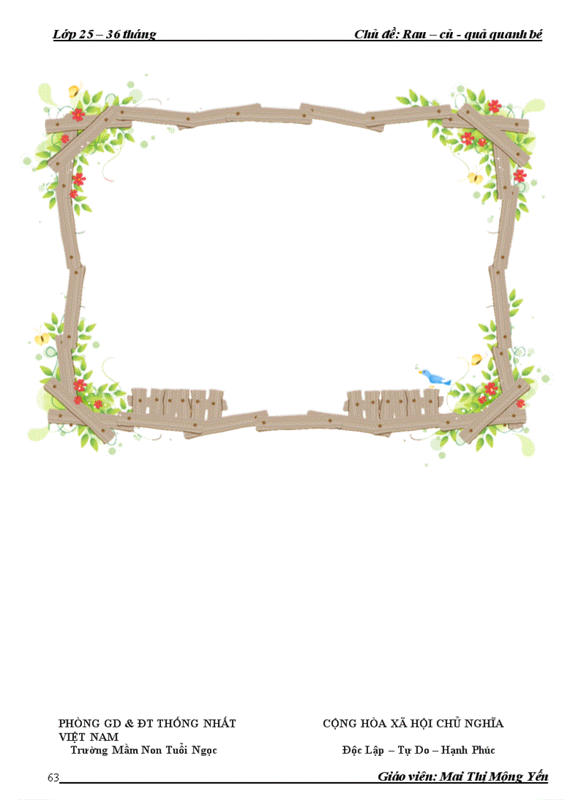 image for page Chủ đề rau củ quả nhà trẻ