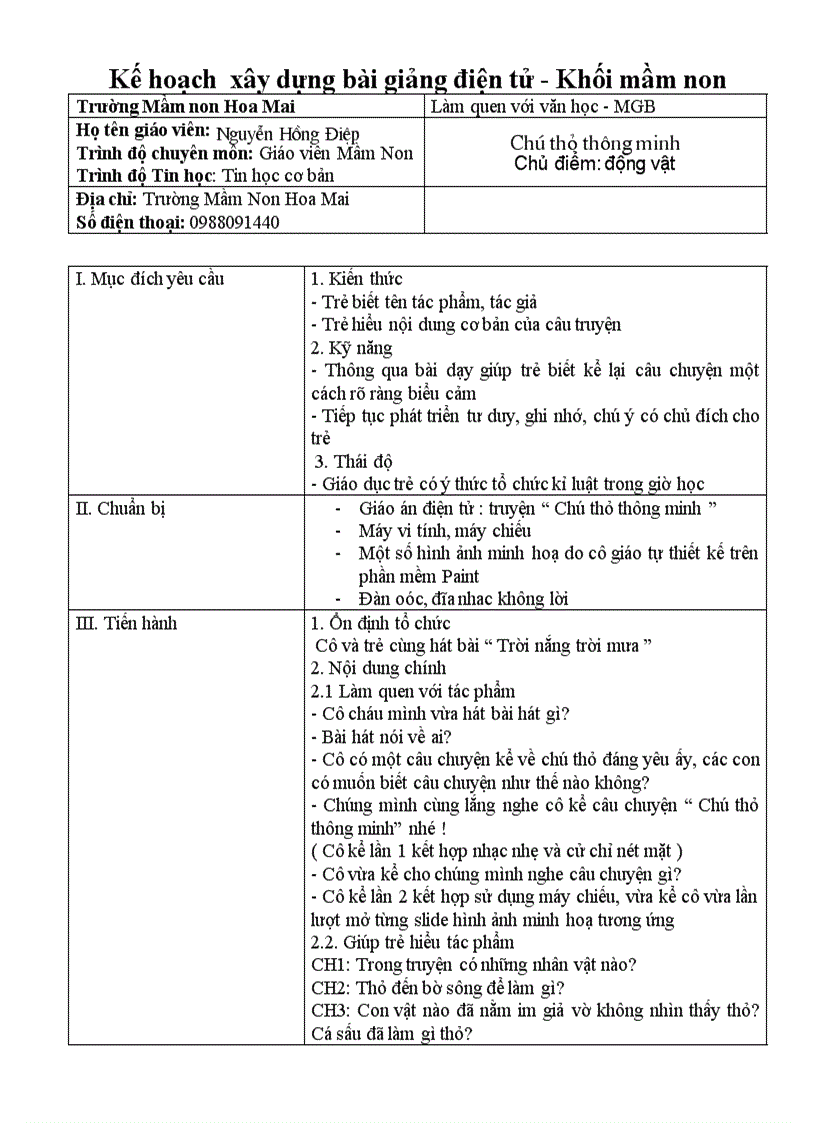 image for page Chú thỏ thông minh