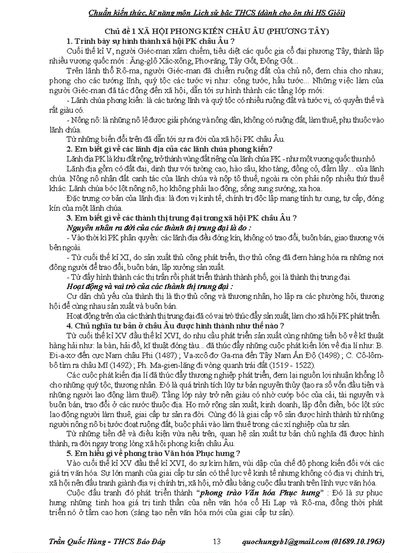 image for page Chuẩn kiến thức kỹ năng môn Lịch sử THCS