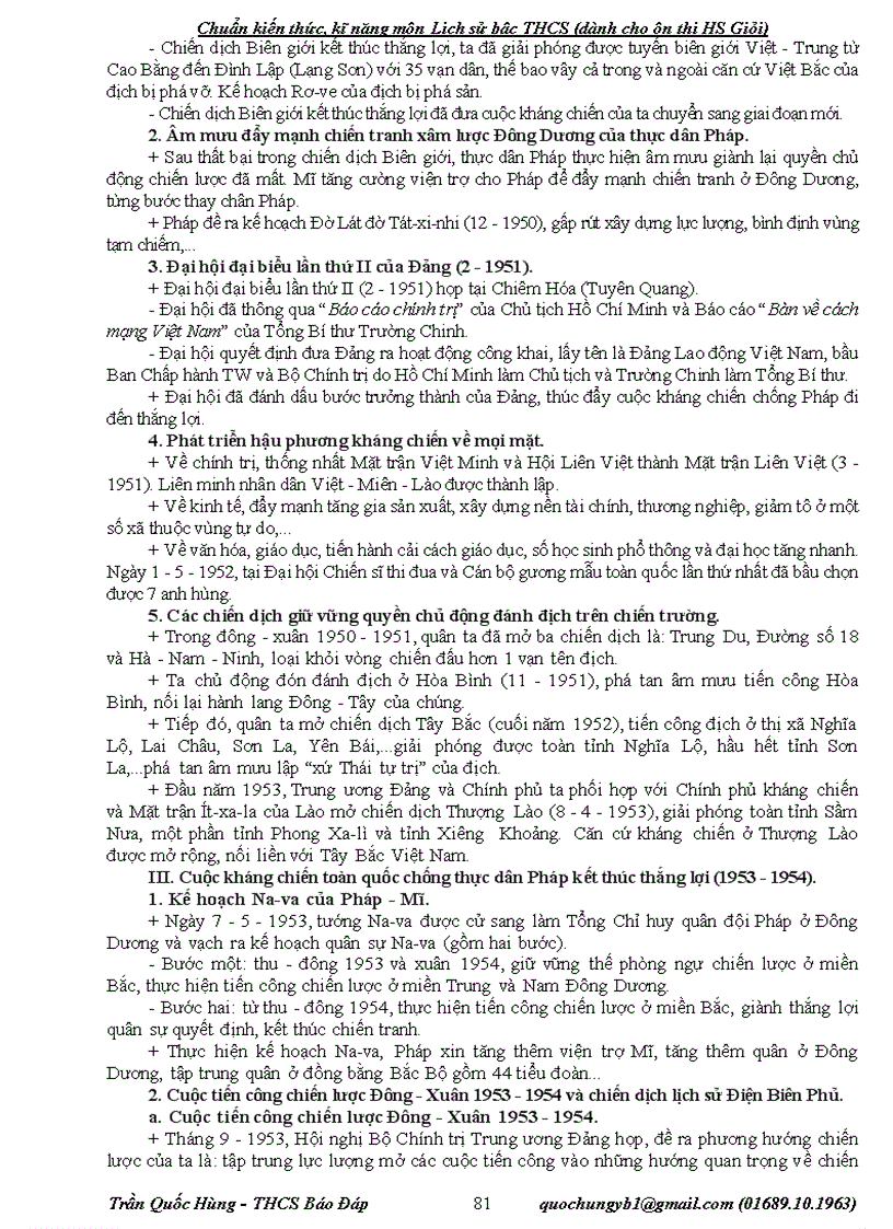 image for page Chuẩn kiến thức kỹ năng môn Lịch sử THCS