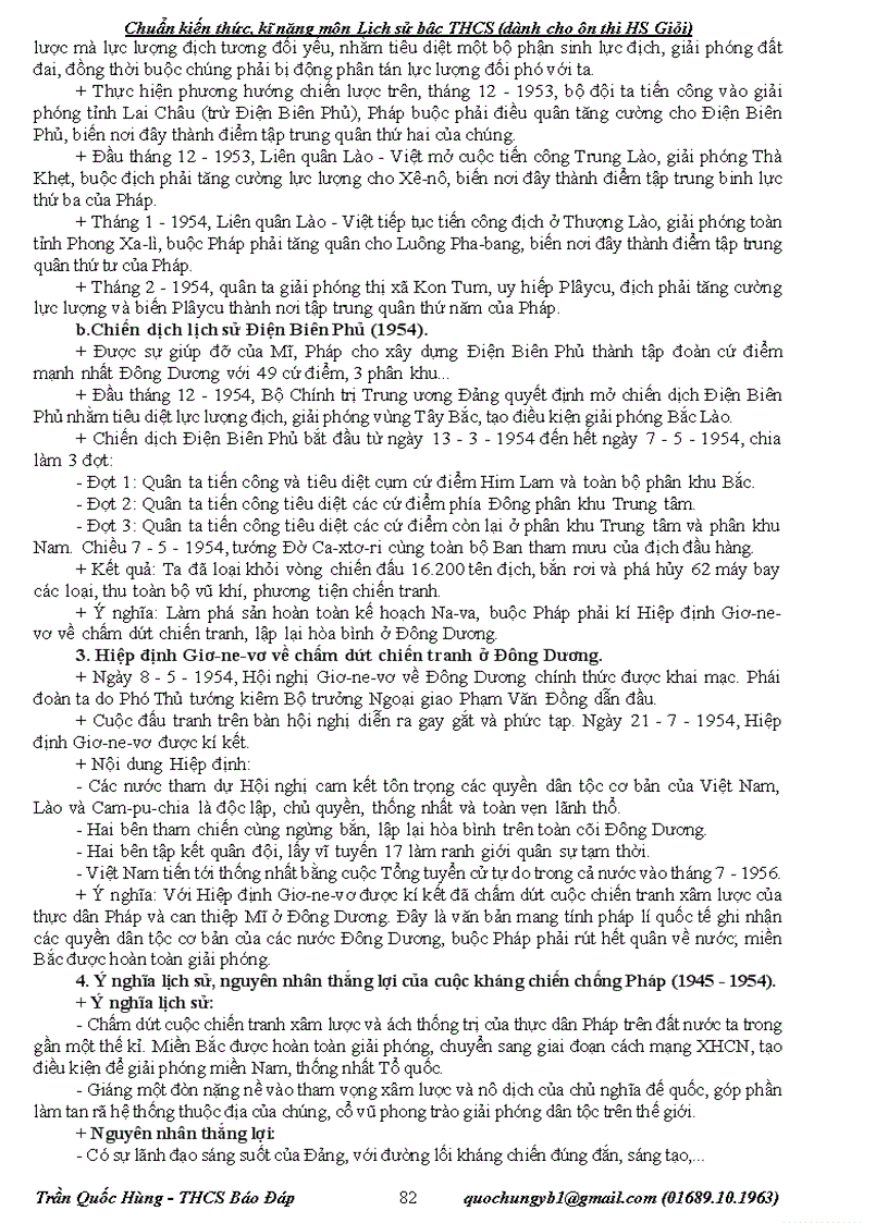 image for page Chuẩn kiến thức kỹ năng môn Lịch sử THCS