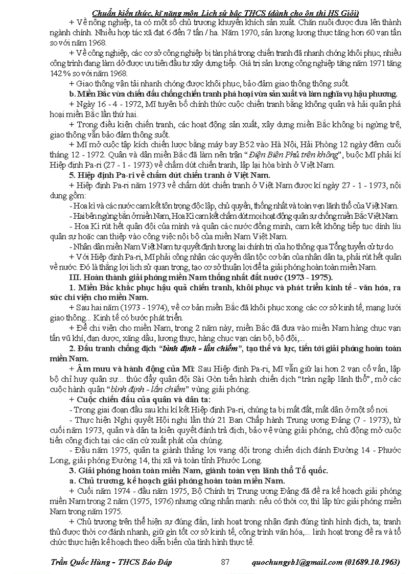 image for page Chuẩn kiến thức kỹ năng môn Lịch sử THCS