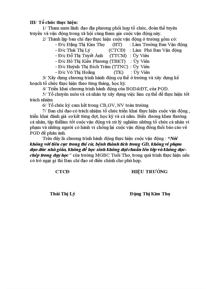 image for page Chương trinh hành động 08 09