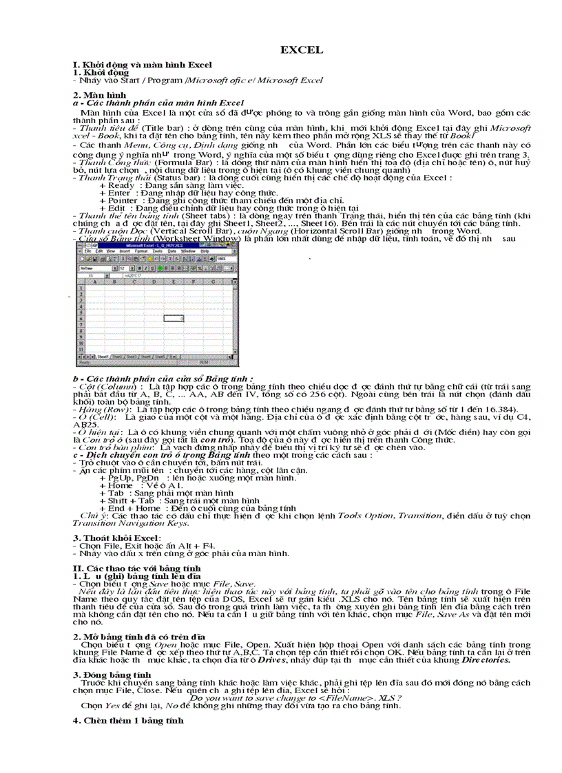 image for page Chuyên đè Excel