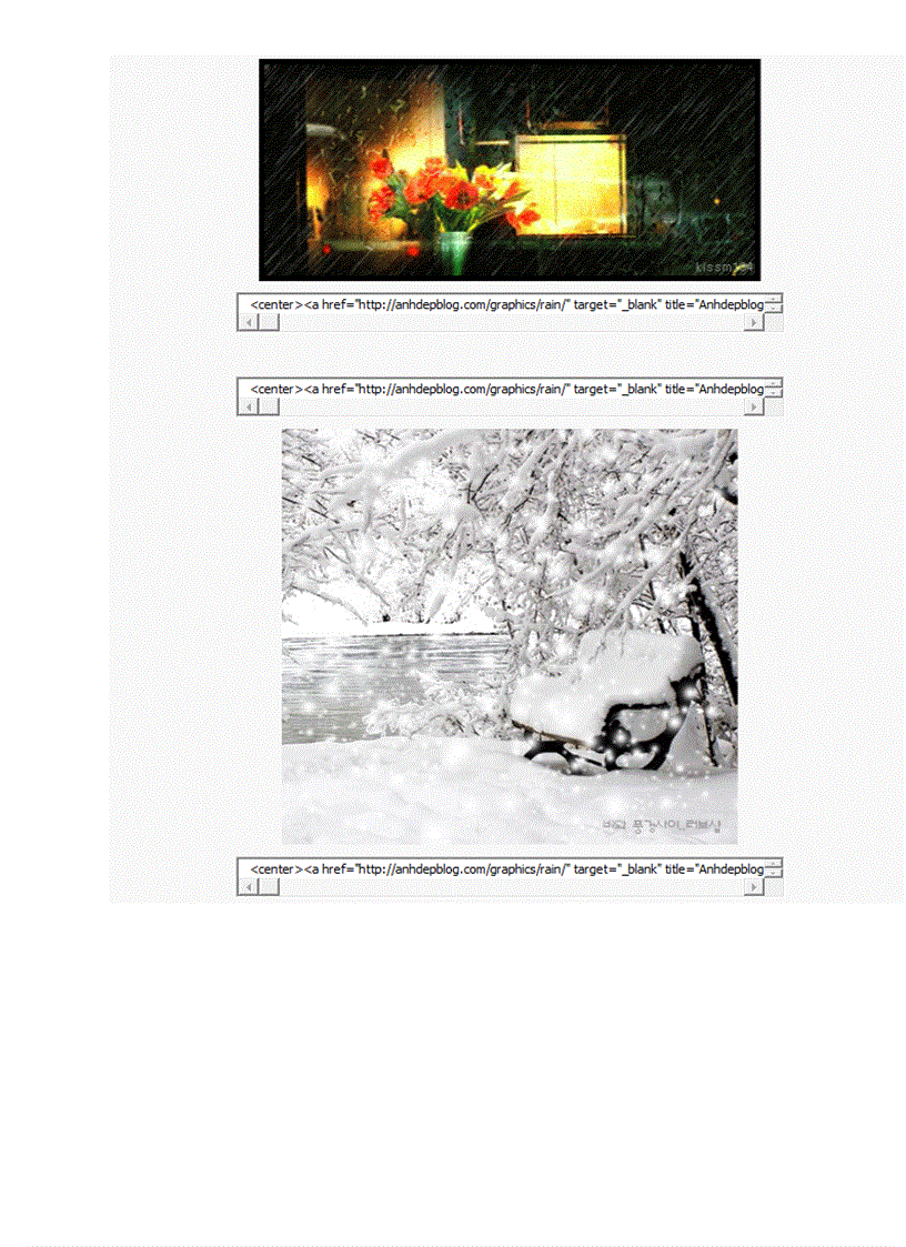 image for page Code ảnh động trang trí blof VIOLET