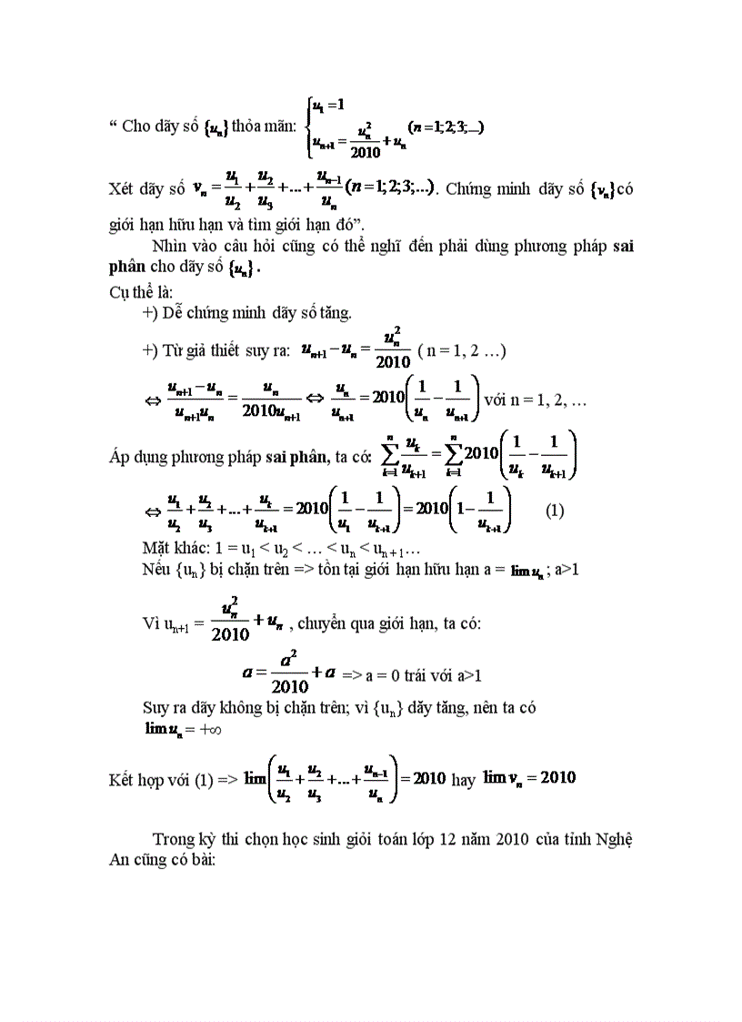 image for page Công cụ giải quyết một số bài toán về dãy số của thầy Phí Văn Dương