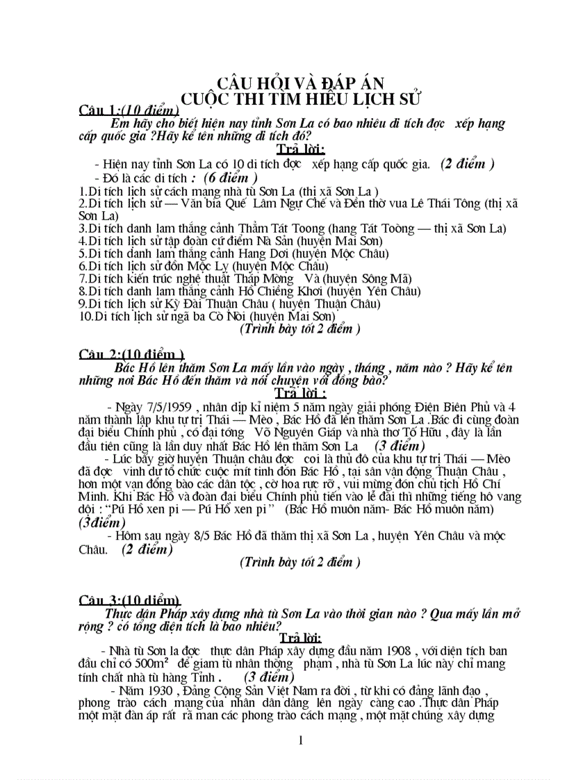 image for page Cuộc thị tìm hiểu về lịch sử tình Sơn La