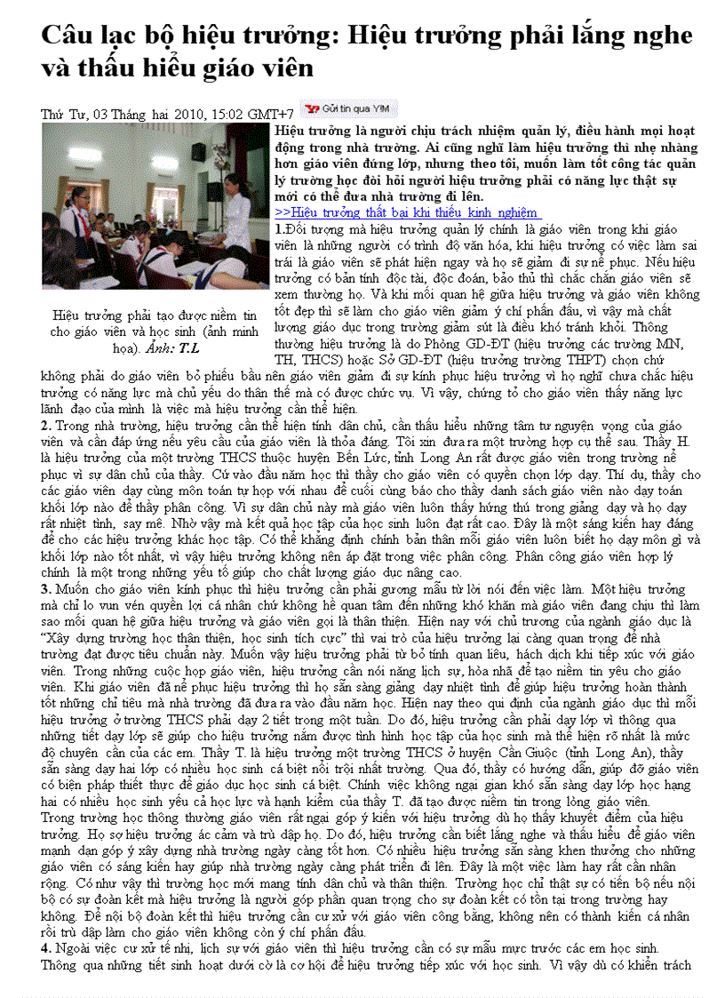 image for page Dân chủ trong trường học