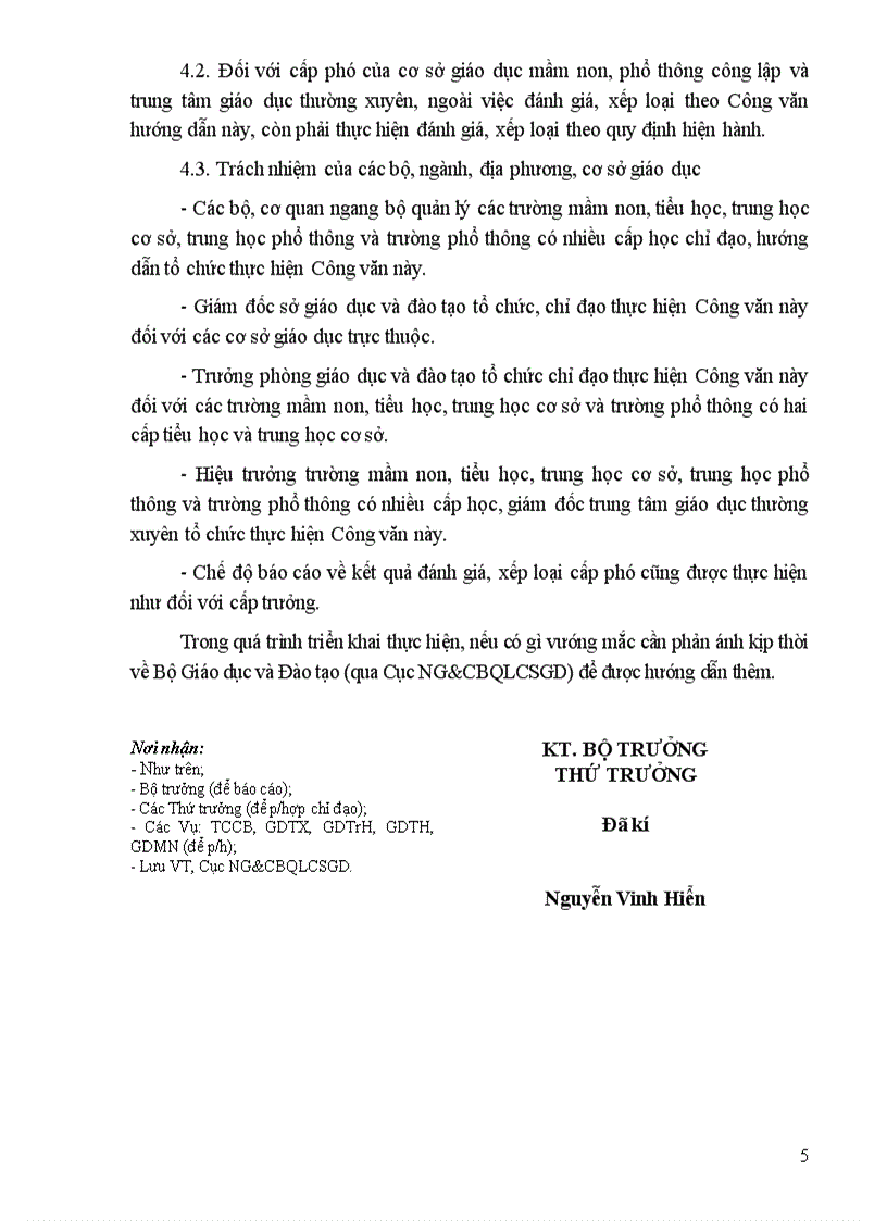 image for page Đánh giá xếp loại Phó HT