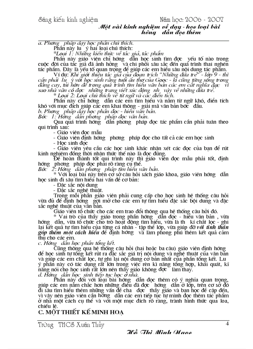 image for page Dạy đọc hiểu trong môn Ngữ Văn