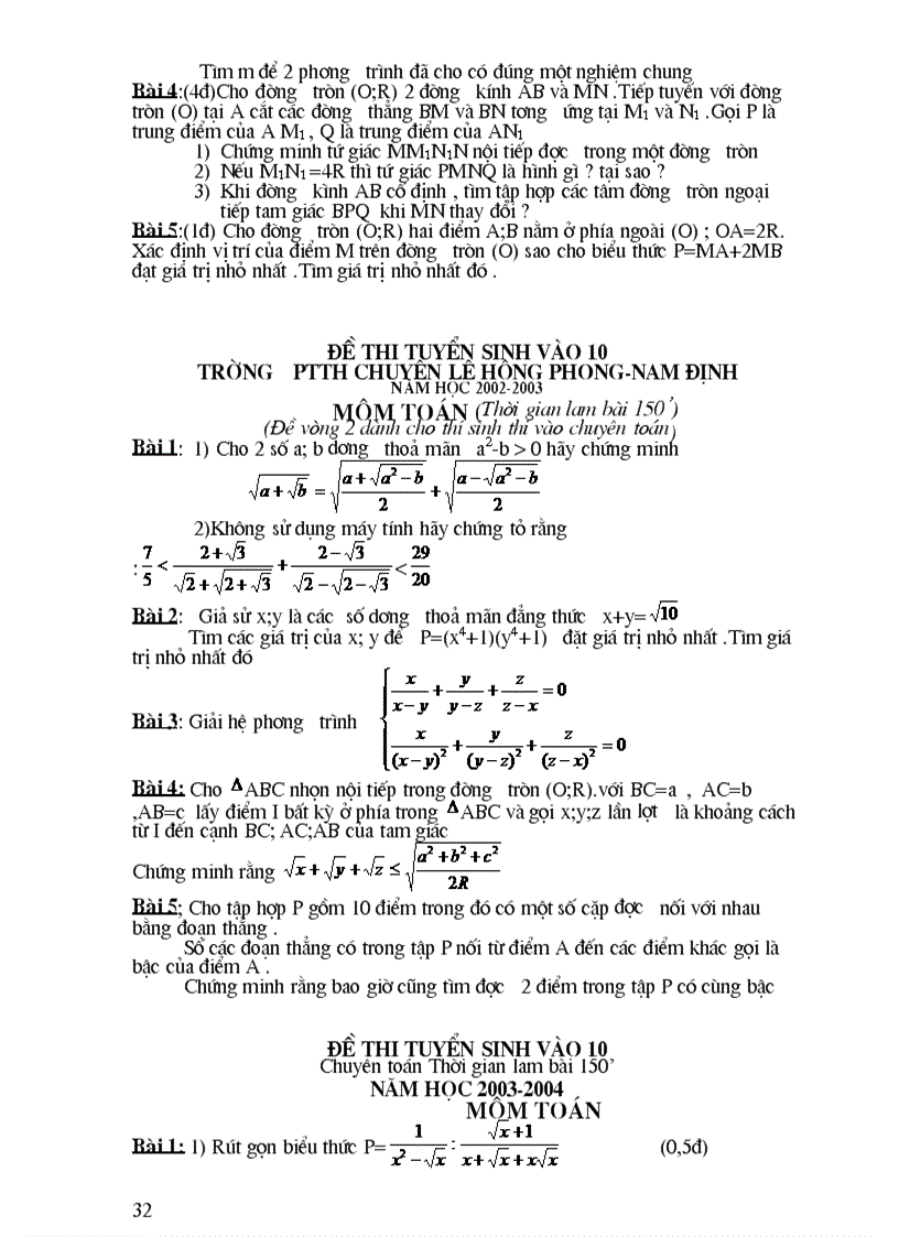 image for page Đề cương ôn tập kỳ i toán 9