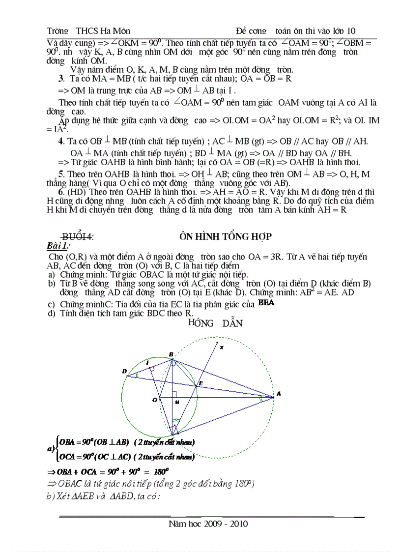 image for page Đề cương ôn tập toán 9 09 10